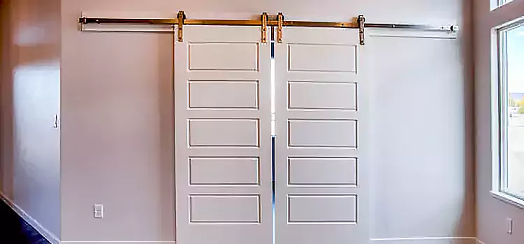 Glass Barn Door with Installation Hardware Kit Perth Amboy